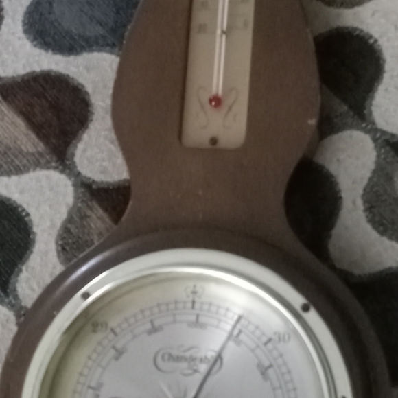 Jason Barometer For Weather Forecasting Mid Century Japan aprox. 20"Long - Picture 5 of 15
